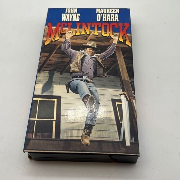 McLintock VHS with John Wayne & Maureen O'Hara - Picture 1 of 3